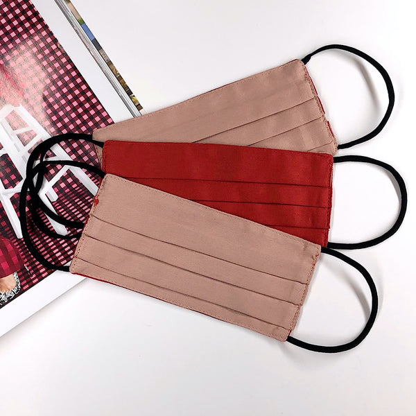 Satin Cotton · Red & Nude